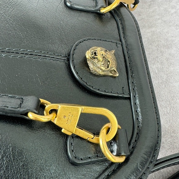 Gucci Re(Belle) Black Leather Mini Crossbody Bag - Picture 11 of 16
